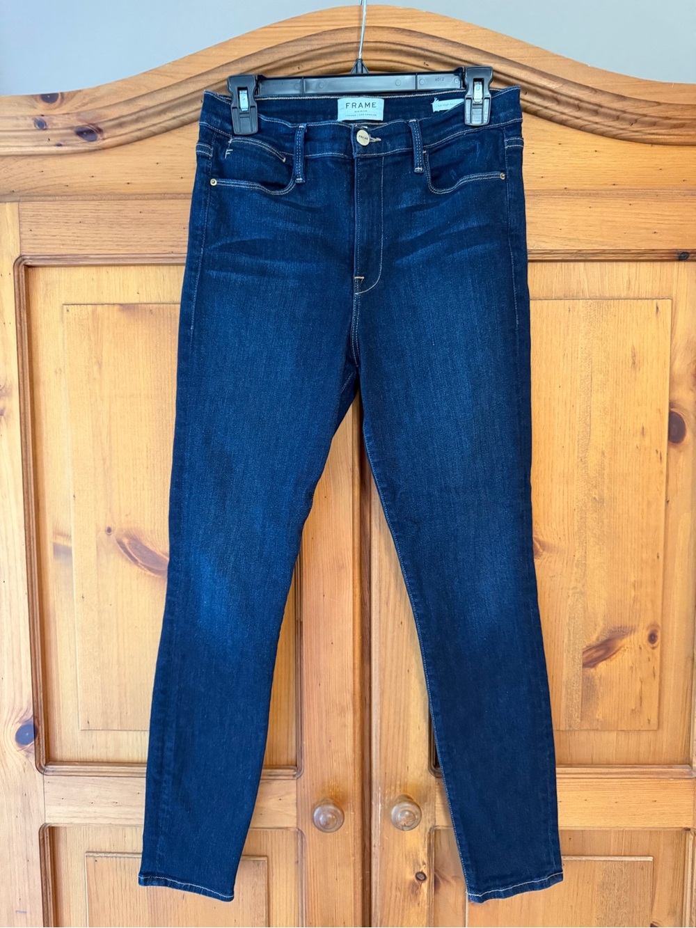Frame Denim Dark Blue Le High-Skinny Crop Jeans Size 30